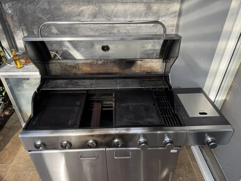Bondi six-burner BBQ after cleaning and reassembly